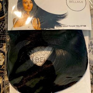 BELLAMI WRAP FAUX PONYTAIL 160g 20” OFF BLACK